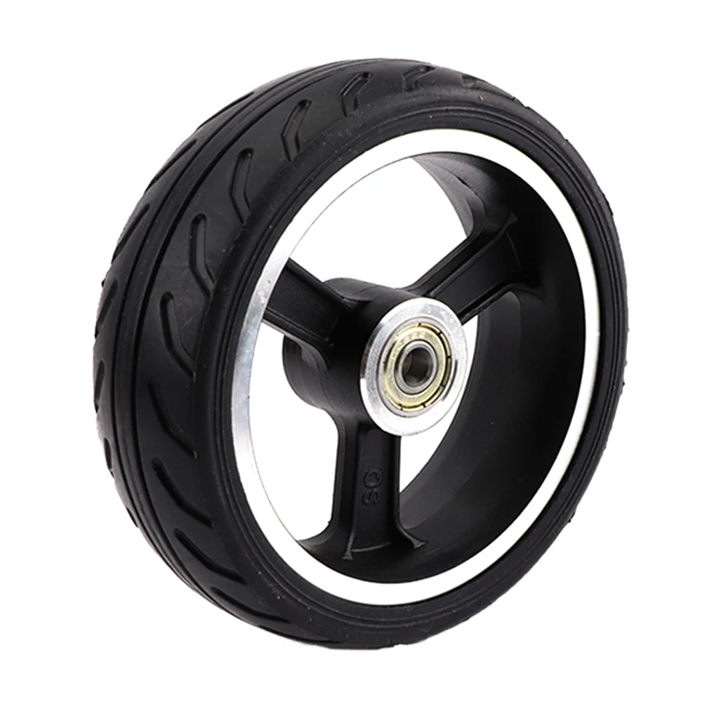 

5x2 Tubeless Tires 5 Inch Solid Tire for Electric Scooters Wheelchairs Strollers Trolley Carbon Fiber Wheel Replacement Parts