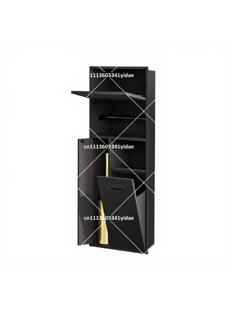 Stainless Steel Inlaid Toilet Niche for Bathroom Wall Storage, Rustproof Shower Shelf