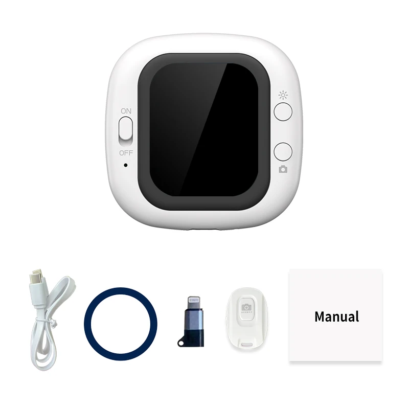 

Мини-магнитный экран для селфи, подходит для задней камеры селфи/видеологов, совместимый с iPhone и телефонами Android.