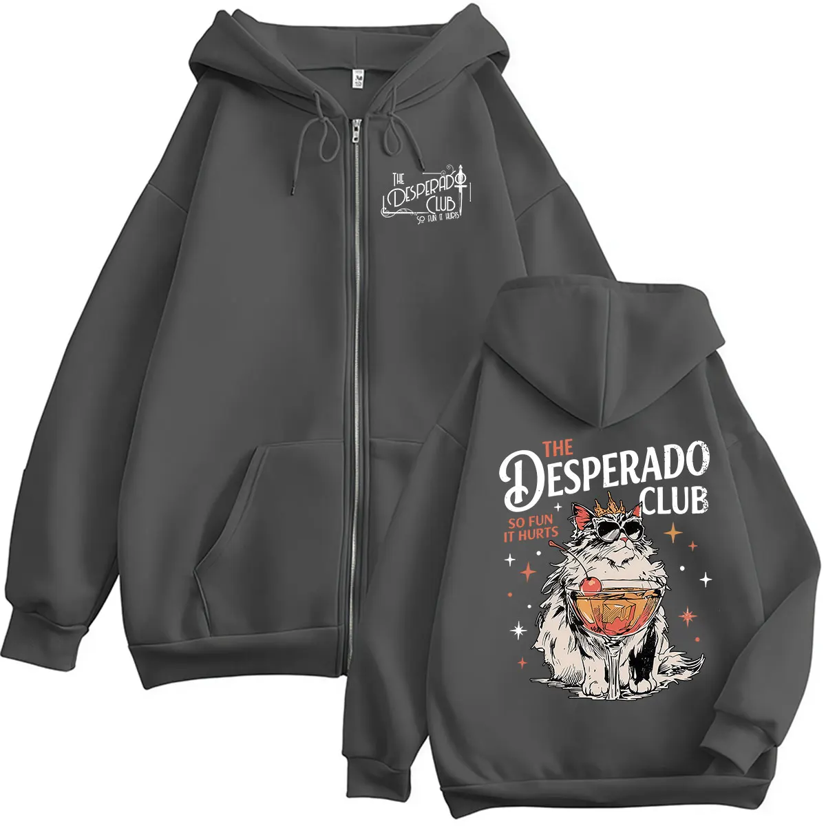 Game Dungeon Crawler Carl Princess Donut Zipper Hoodie Mama Needs A Night Off Cat Pullover Kleidung Sweatshirts Männer Frauen Mäntel – Detail 5