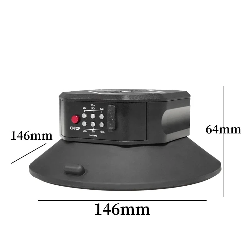 

6-дюймовый электрический автоматический воздушный насос из алюминиевого сплава, вакуумная камера на присоске, установка на лобовое стекло автомобиля, для экшн-камеры/телефона