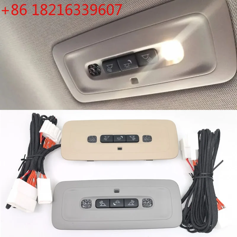 

TAO Car Indoor Ceiling Light Reading Light Lamp High-end upgrade Wiring for Toyota Camry Avalon 2018-2025 81360-06120 Beige grey