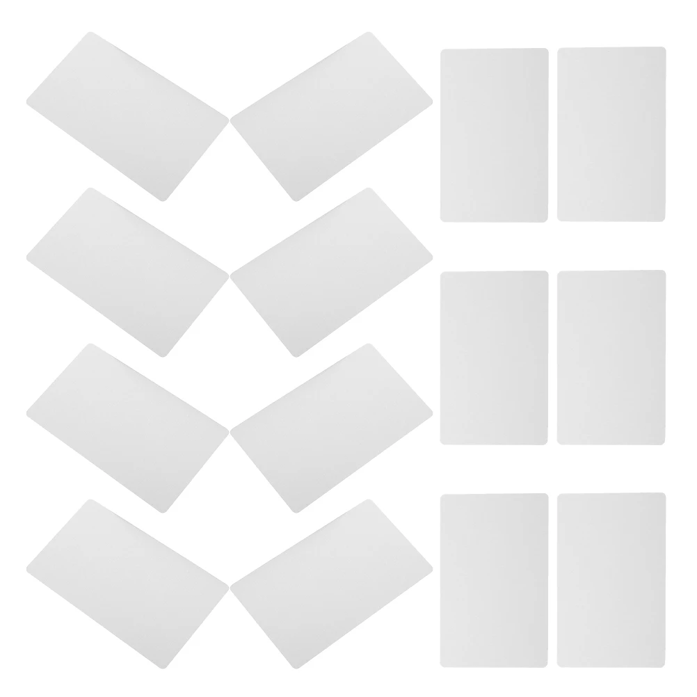 50 قطعة بطاقات الأعمال المعدنية الفولاذ المقاوم للصدأ فارغة التسامي DIY بها بنفسك بطاقة الاسم مكتب استخدام بطاقات الأعمال القابلة للطباعة