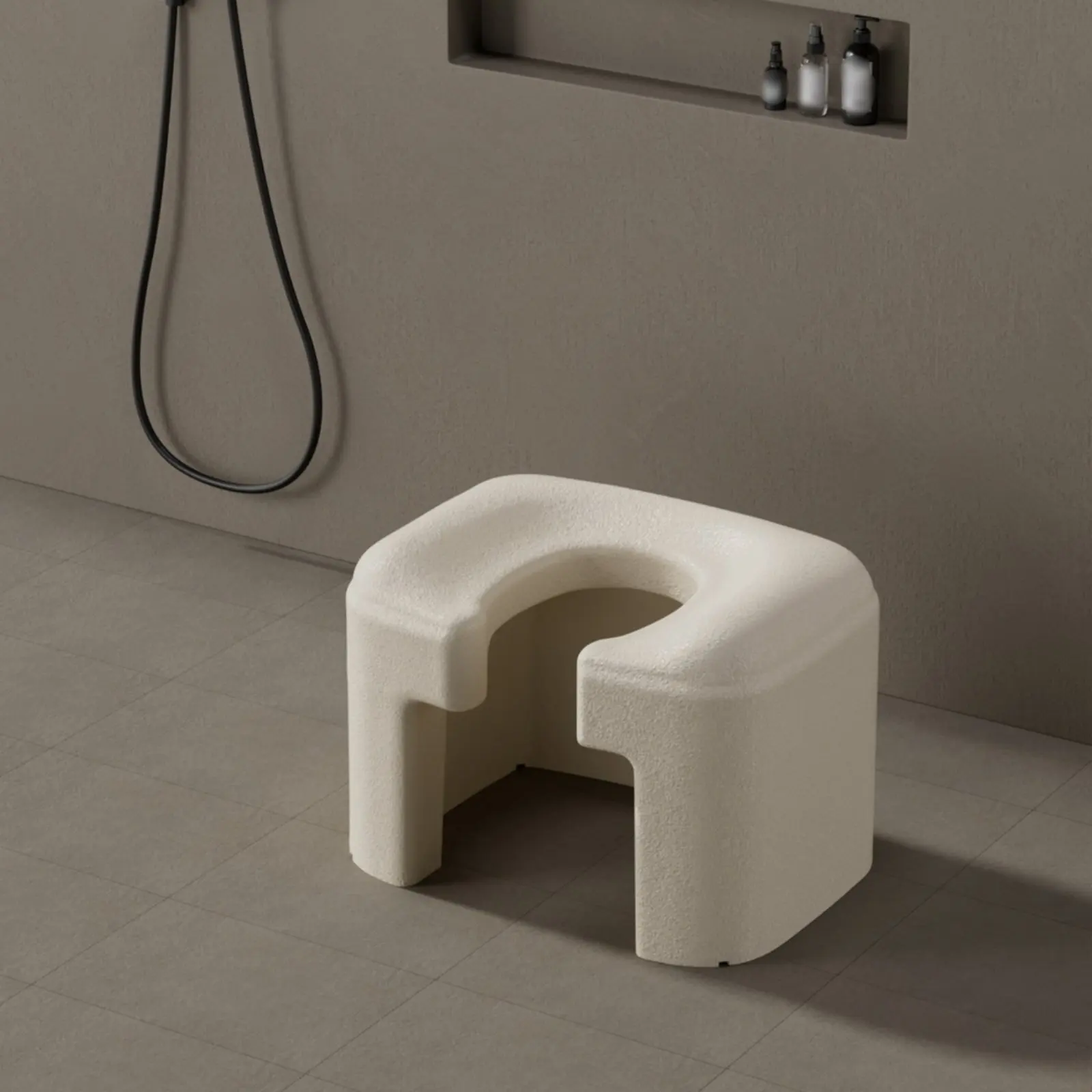 

Squat Toilet Stool Expanded Polypropylene Foam Bathroom Squat Stool Lightweight Water-Resistant for Elderly People