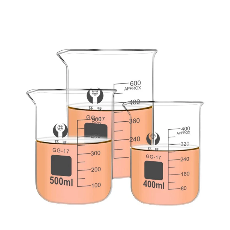 

Наборы стеклянных стаканов-киммеров из боросиликатного стекла для лабораторий, мерные стаканы с градуировкой, термостойкие стеклянные емкости для химикатов