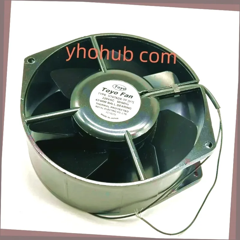 TOYO UT676DX-TP   43/40W 2-Wire Server Cooling Fan