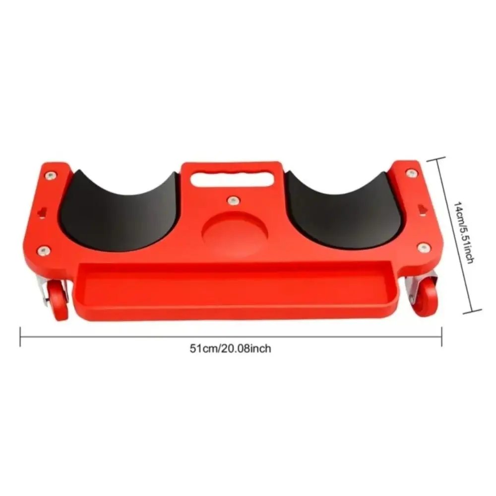 Protezione del ginocchio Strumenti di riparazione automatica in plastica Pattinaggio a rotelle Comodo ginocchio a rulli Rosso Comodo cuscinetto per inginocchiare riparazione auto SUV