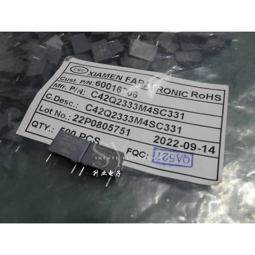 20PCS MKP62 0.033uf/300vAC 33nf 333 Brand New 10mm Film Capacitor