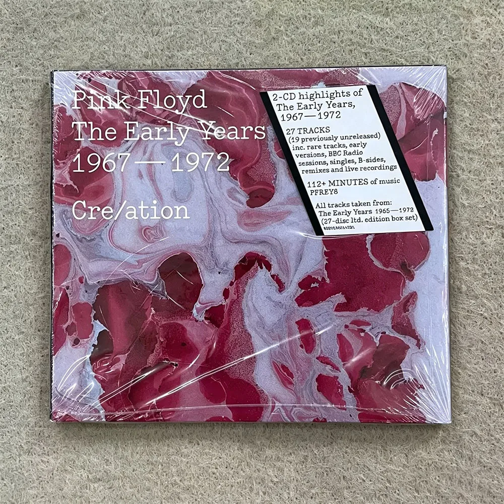 CD 'The Early Years 1967–1972 Cre/ation' – Rares démos inédites, enregistrements BBC, album physique de rock psychédélique