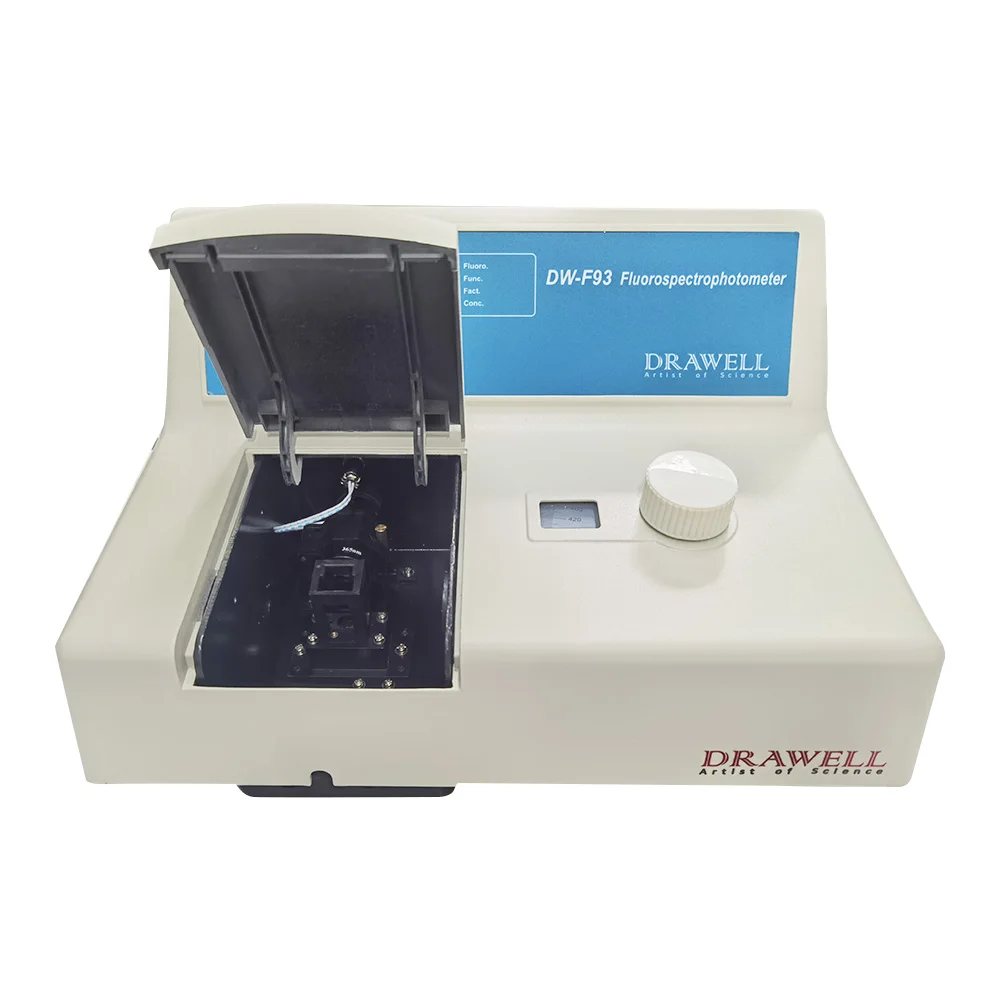 Lab Use DW-F93 Fluorescence Spectrometer LED Light Source  Spectrophotometer with Software