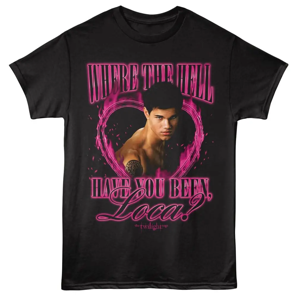 Summer The Twilight Saga T-Shirt Men Edward Bella Graphic Short Sleeve Oversized Streetwear Loose Fit Vampire Fan Top