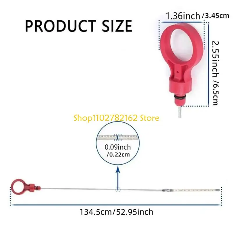 

547B Transmission Fluid Dipstick Steel Transmission Oil Dipstick for Auto