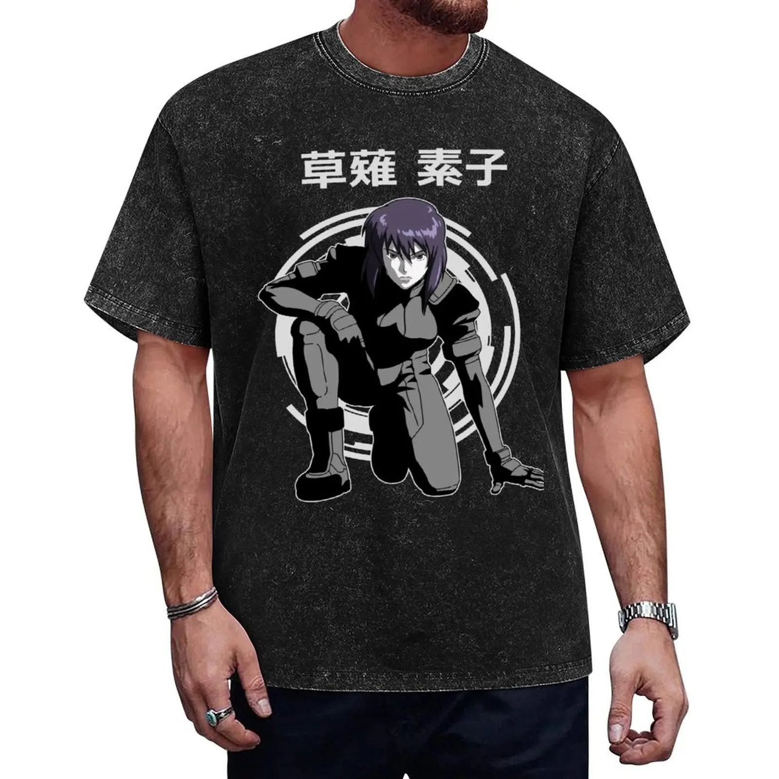 

Motoko Kusanagi T-Shirt aesthetic clothes animal prinfor boys anime t shirts men t shirts