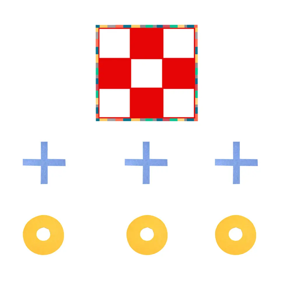 

Three-piece Chess Props Eco-friendly Inkjet Cloth Toe Game Giant Family Fun Outdoor Indoor Play Educational Kids Adults