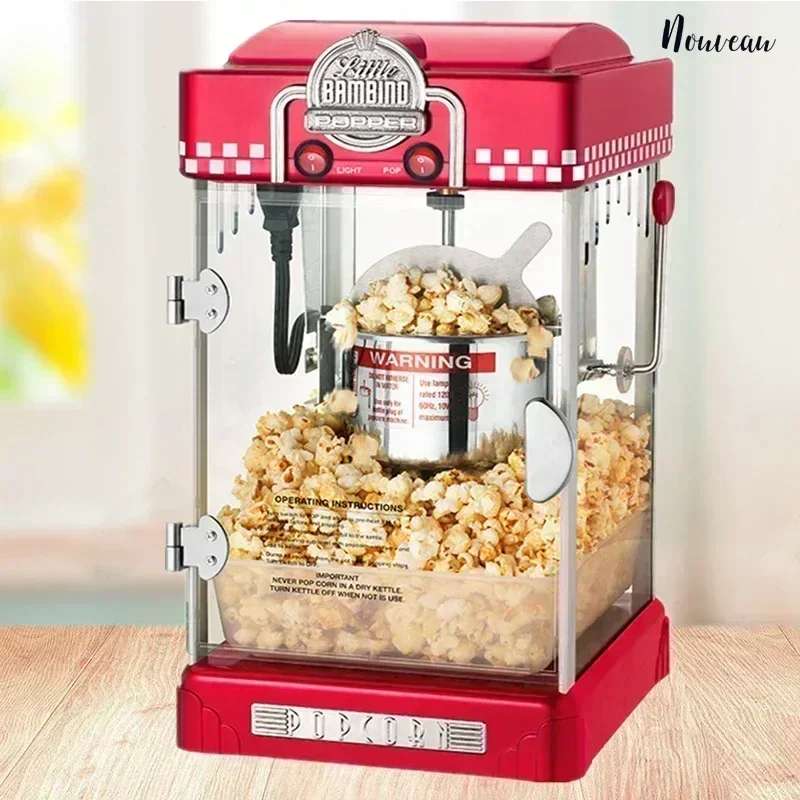 Commercial popcorn machine stall fully automatic electric heating ball popcorn machine household small popcorn machine