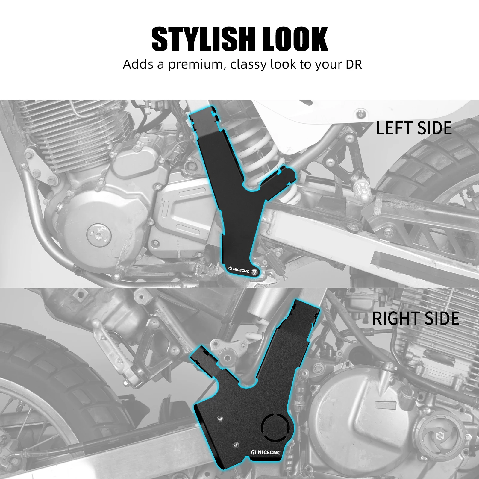لسوزوكي DR650S DR650SE DR650S/SE 1996-2024 الإطار الحرس غطاء للحماية DR 650 S DR 650 SE DR650 S DR650 SE DR 650 S SE