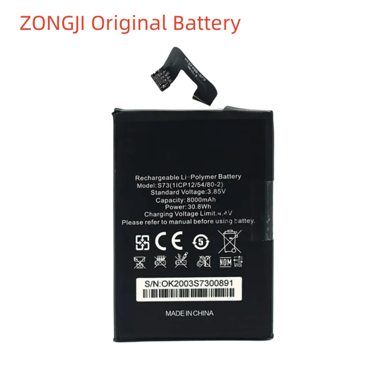 New Battery 8000mAh S73 For Oukitel WP5 oukitel WP5 Pro Mobile Phone Batteries +Free Tools