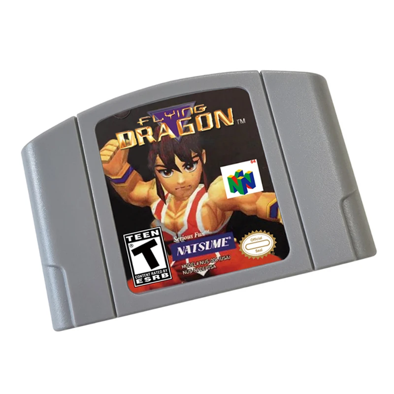 Flying dragon 64 Bit  Video Game Cartridge For US  Version Game Console