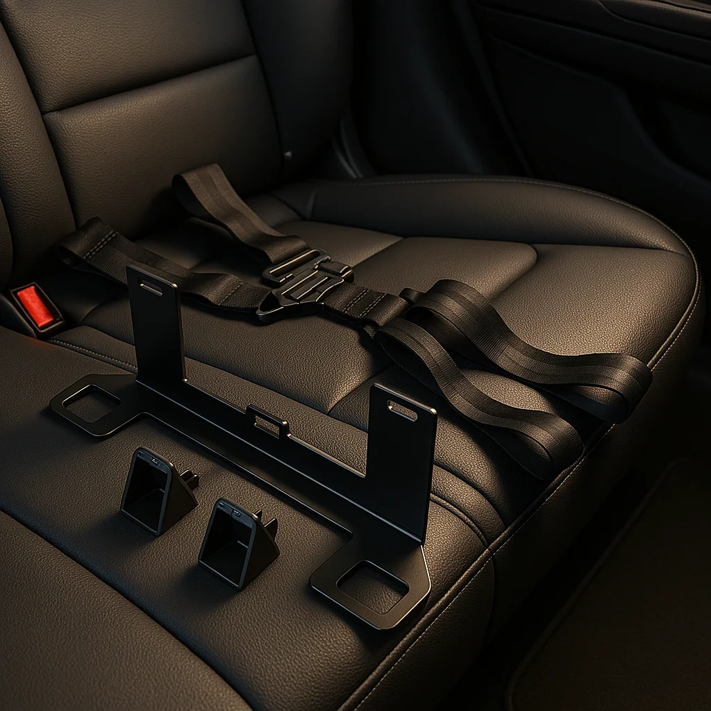 

Universal Car Child Seat Anchor Mounting Kit ISOFIX Latch Interface Bracket Replacement Durable Safety Restraint Accessory