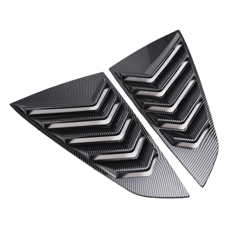 

Window Louver Cover Mustang Accessories For Ford Mustang Car Accessories For Mustang Window Louver Carbon Fiber Look