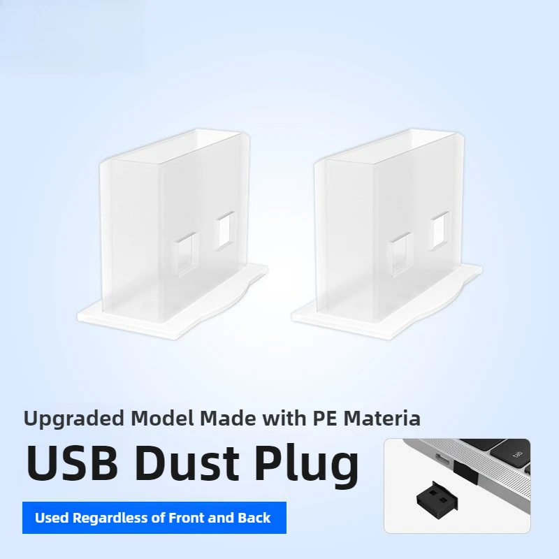 USB A Female Port Dust Covers 10pcs Set