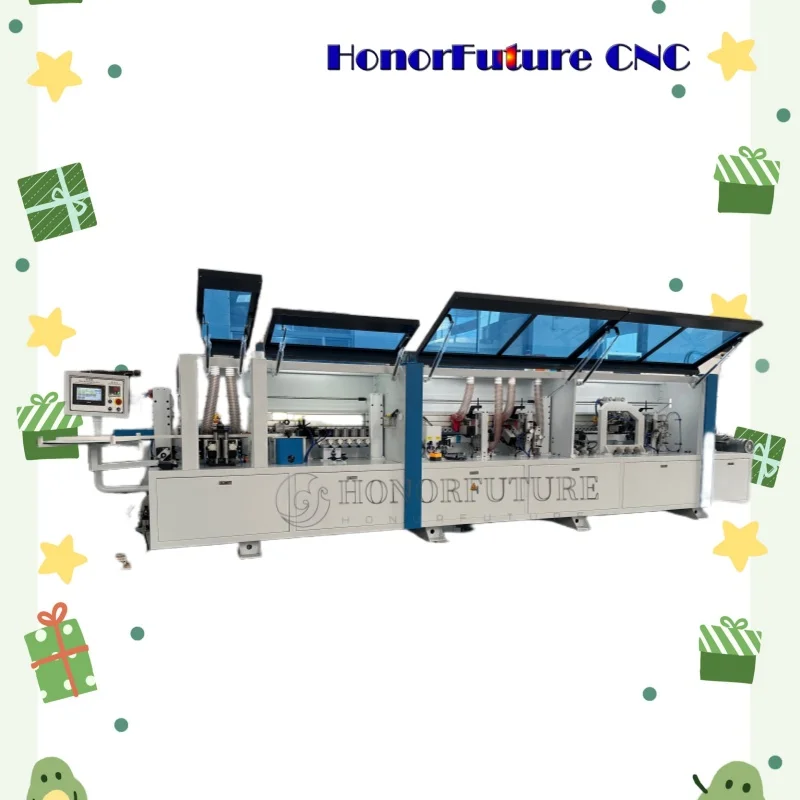 Edge Banding Machine EU RU Double Side Gluing Multi-Functional Woodworking Edge Bander 220V Banding Machine