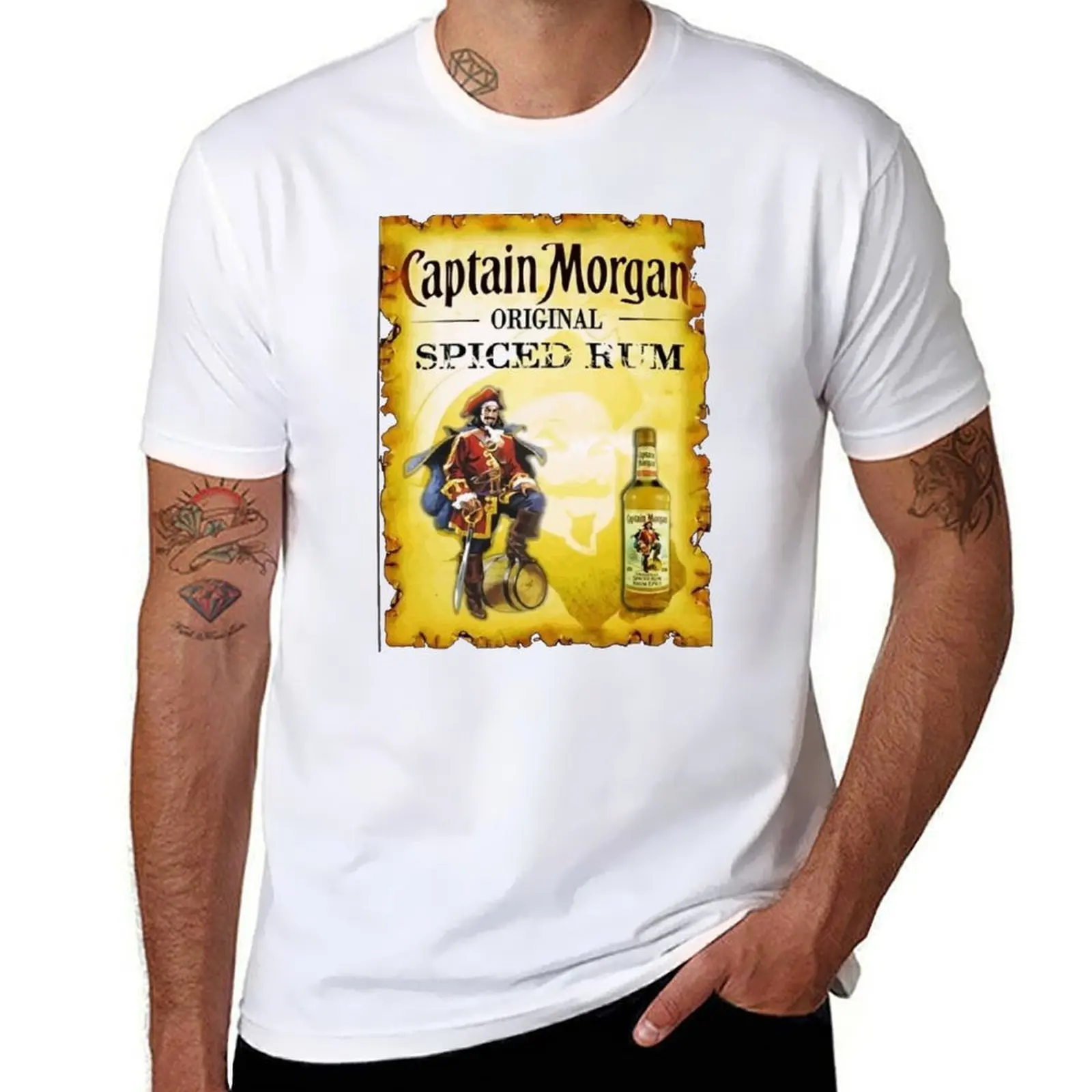 

Captain Morgan T-Shirt t shirt for man man t shirt heavy cotton T-Shirt