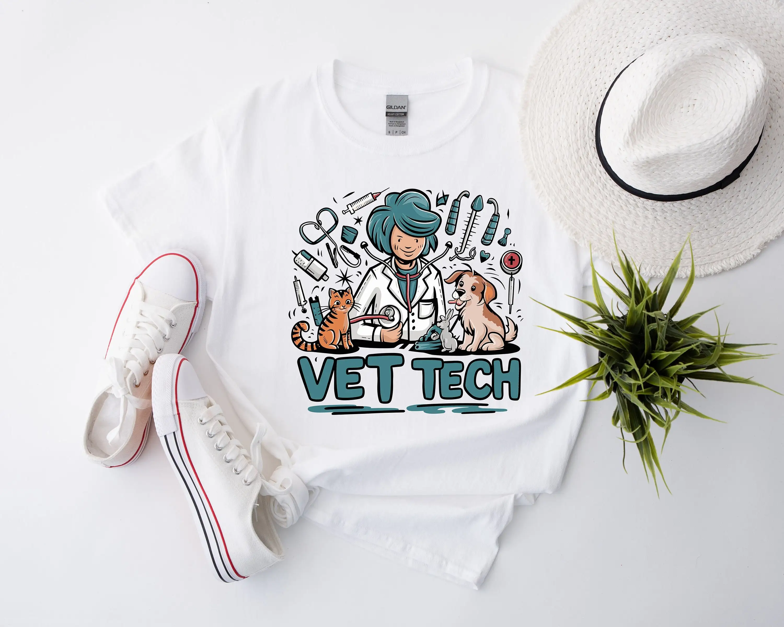 Vet Tech T Shirt Future Veterinarian Sweat Student