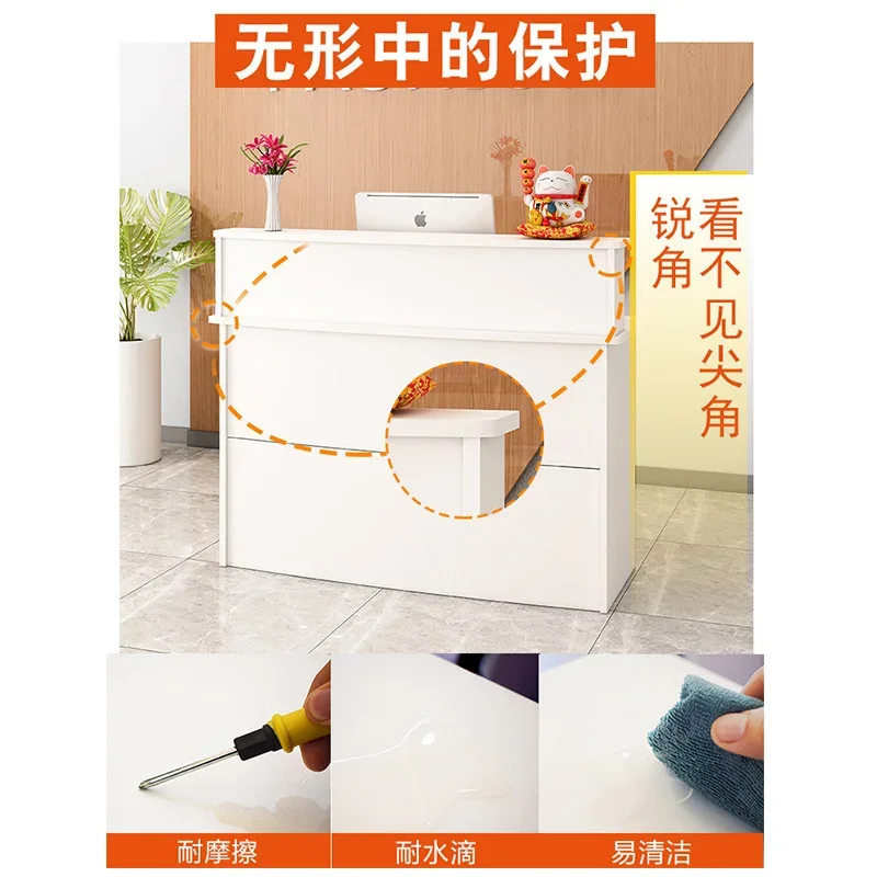 Cashier Counter Shop Small Simple Modern Commercial Bar Table Beauty Salon Reception Front Desk Clothing Store Counter