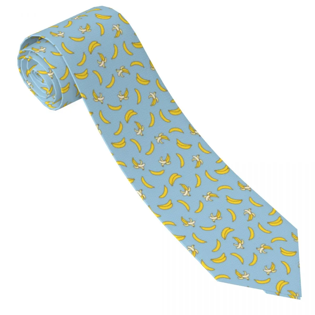 Mens Tie Cartoon Bananas Neck Ties Cute Classic Casual Collar Tie Design Cosplay Party Quality Necktie Accessories