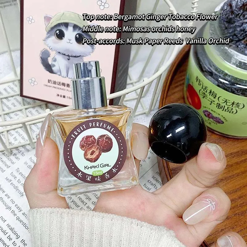 Perfume de ciruela de crema de lima de leche de coco, aroma de almizcle de miel de mujer Gourmand Oriental, niebla de fragancia afrutada de limón, naranja, manzana cítrica