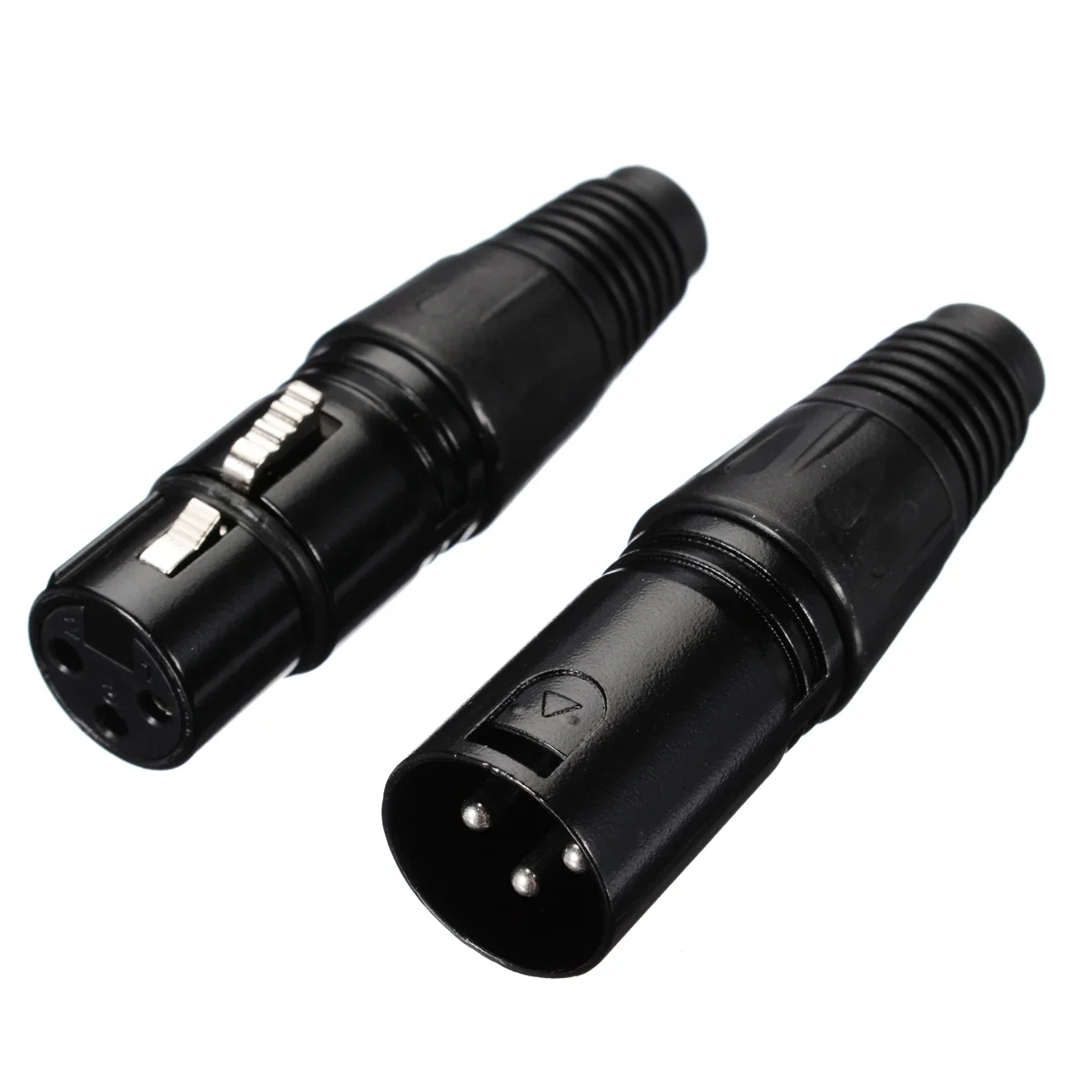 20 Chiếc 3Pin XLR Nam Đến Nữ Micro Cáp Nối Dài Micro Cáp Cắm Âm Thanh Ổ Cắm MIC Âm Thanh Kết Nối Adapter