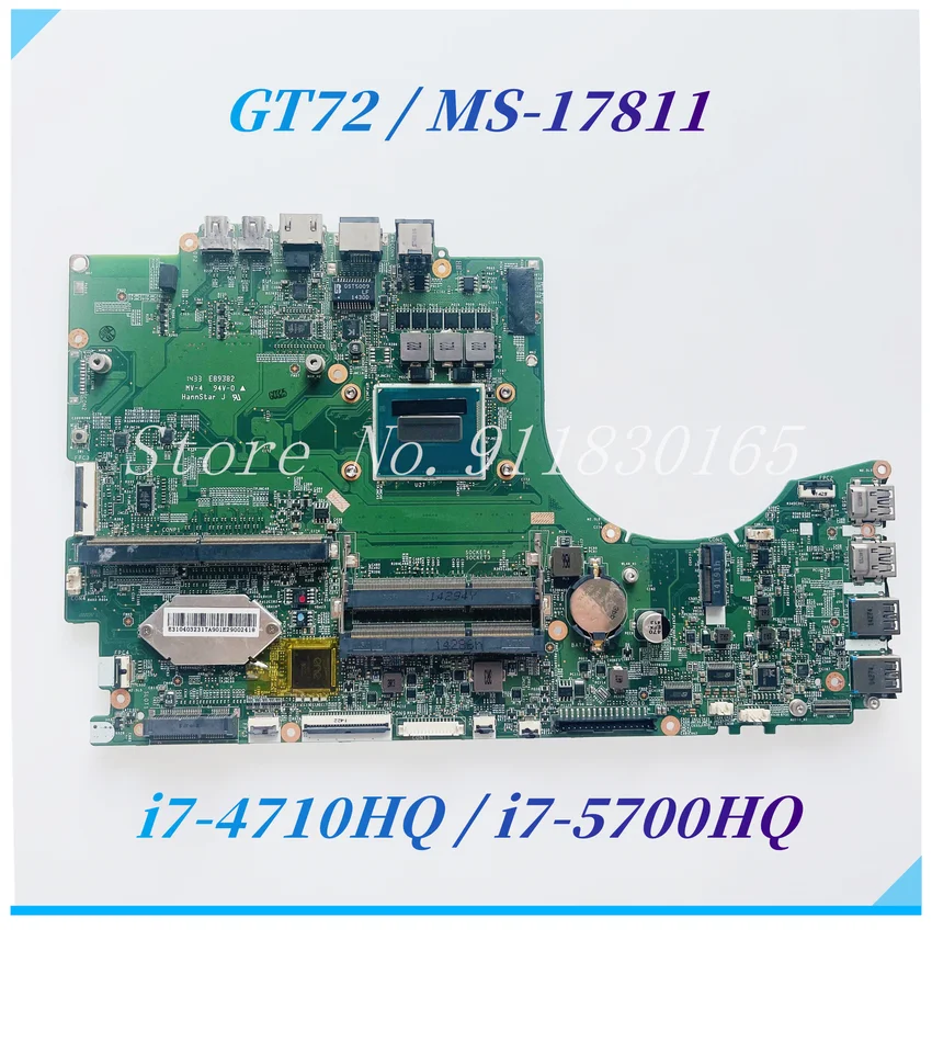 MS-17811 Mainboard For MSI GT72 2QE GT72 2QD MS-1781 Laptop
