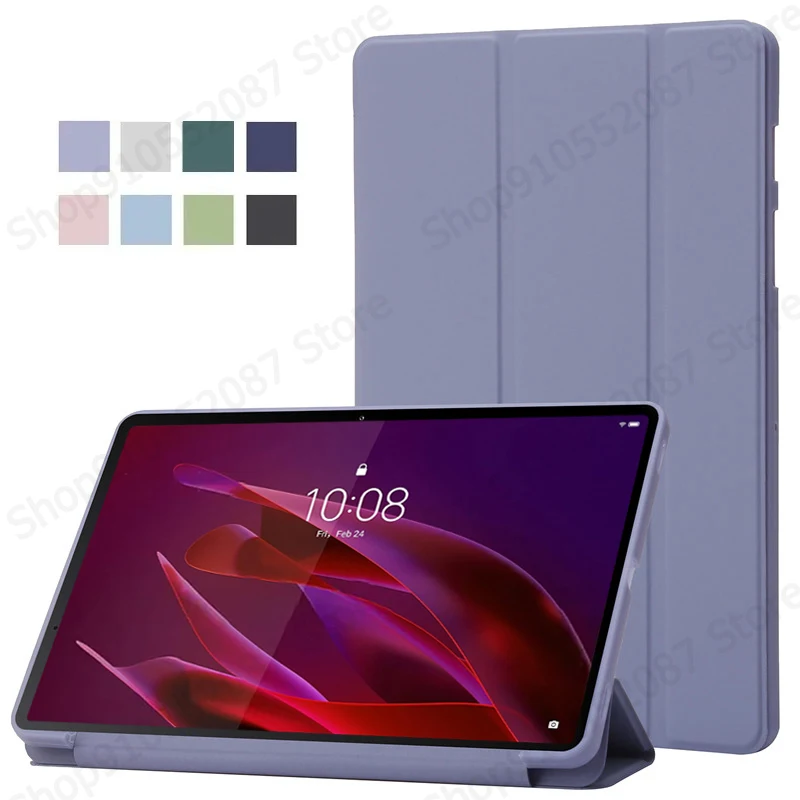 Funda para Lenovo Yoga Tab 11,1, tb710fu, tríptico, de cuero PU, con soporte trasero suave, funda para tableta Lenovo Yoga Tab de 11,1 pulgadas