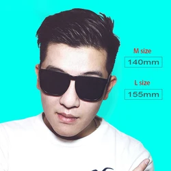 Vazrobe Unisex 155mm Oversized Sunglasses Male Women Black Big Square Sun Glasses for Men Female Retro Vintage Shades