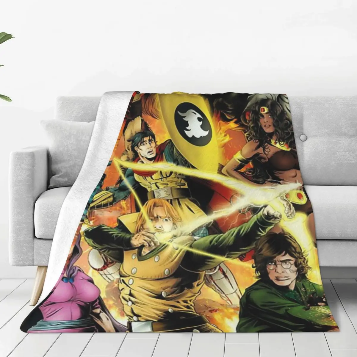 

Dungeons & Dragons Blanket Flange Textile Decor Portable Super Soft Throw Blankets for Home Office Plush Thin Quilt