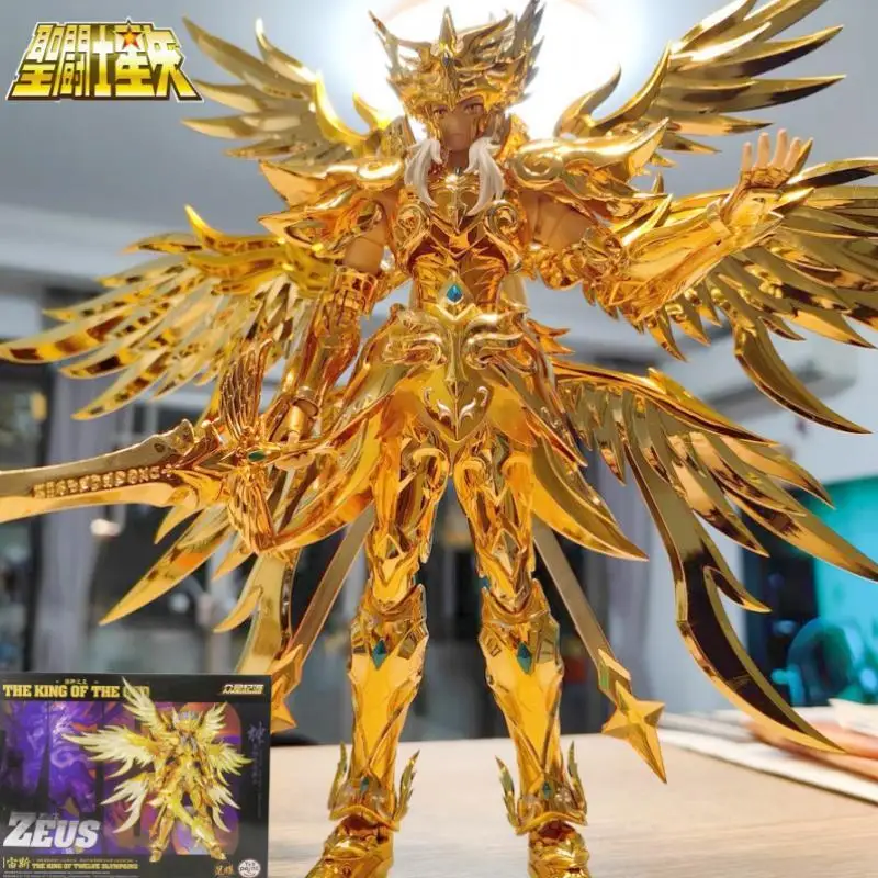 Hot TOYPOINT Zeus King Origin of The Stars God Legend of The Gods Action Figure Saint Seiya Myth Cloth SHF Figure Toy