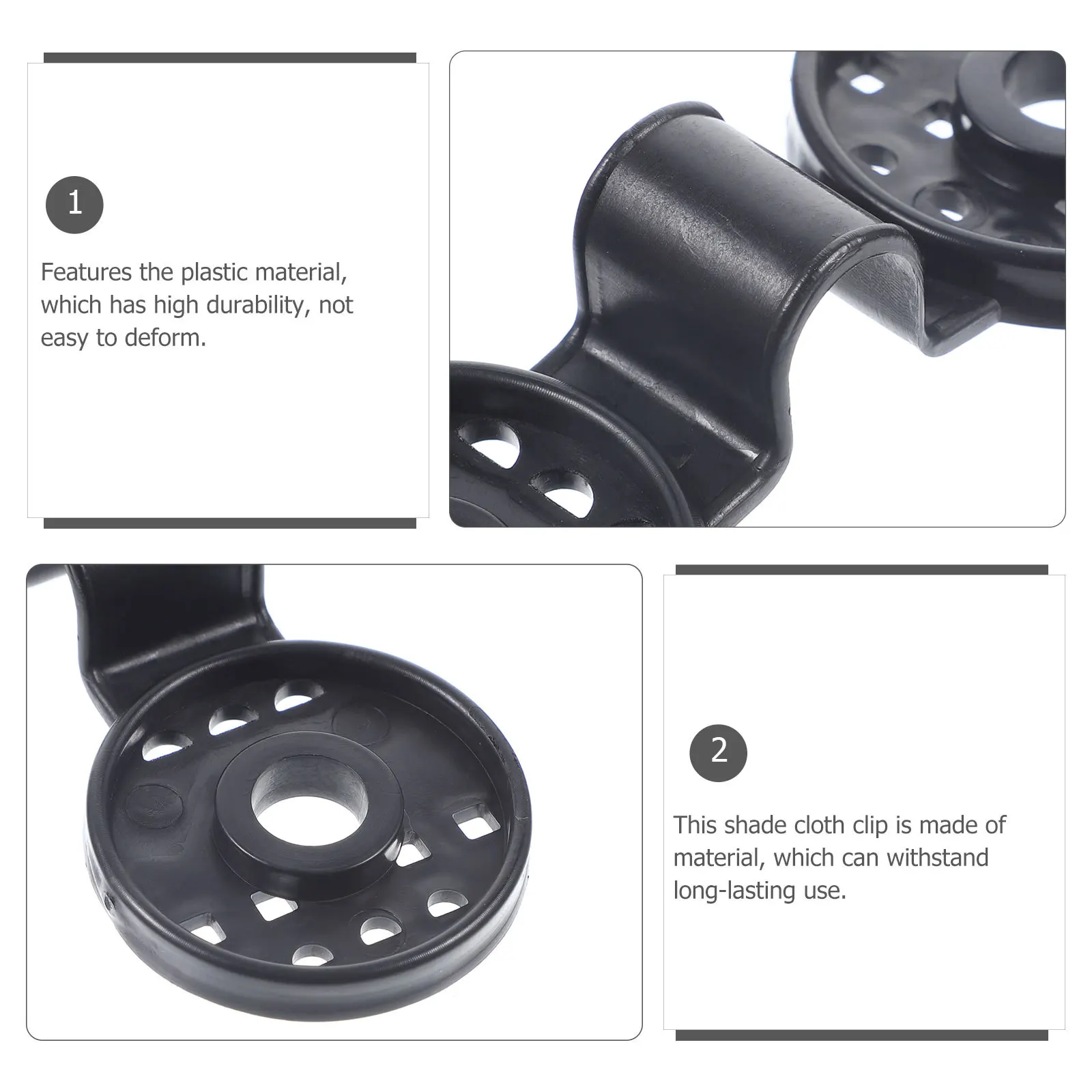 

100Pcs Reliable Shade Cloth Clips Windproof Design for Garden Netting Camping Hiking Shade Cloth Clips Lock Grips for Tarps