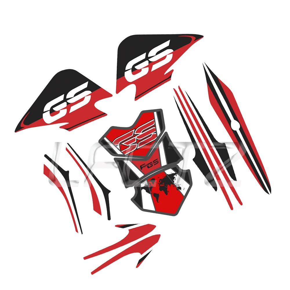 Motorcycle Full Fairings Sticker Kit Tank Pad Protection Stickers Fit for BMW F700GS F700 F 700 GS 2013-2017