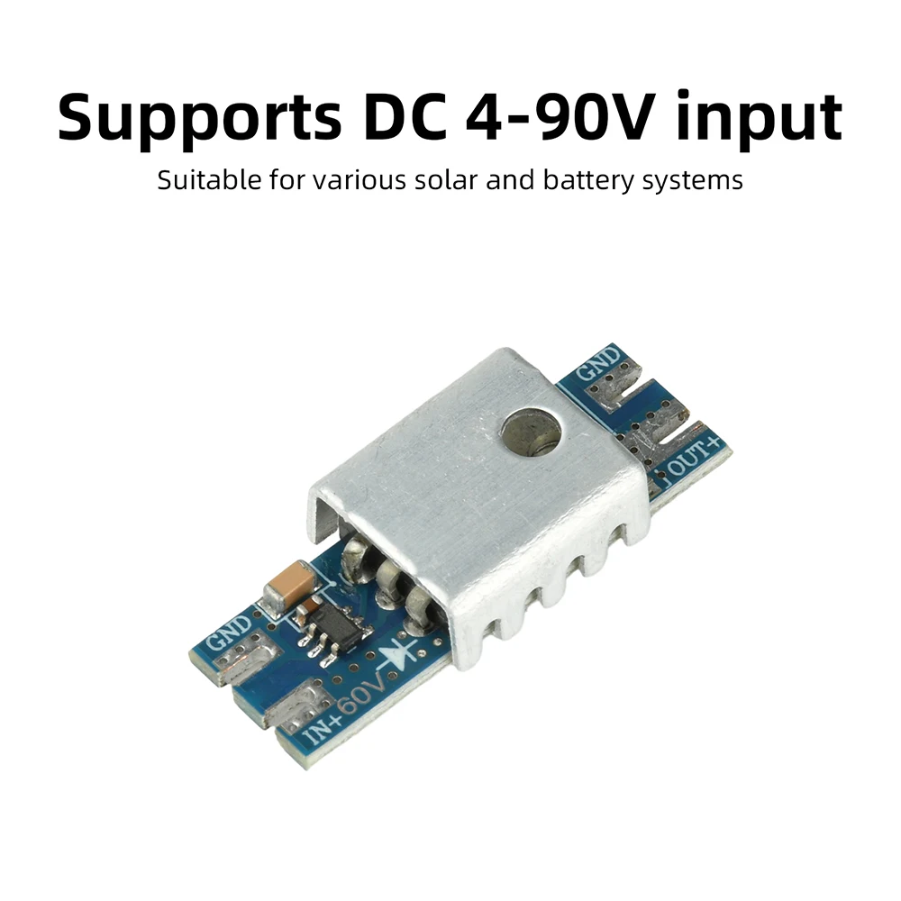 DC 3,5-60V DC 4-90V Ideales Diodenmodul für Solarsysteme 20A Rücklaufschutz Niedriger Spannungsabfall Kühlkörper Inklusive – Detail 6