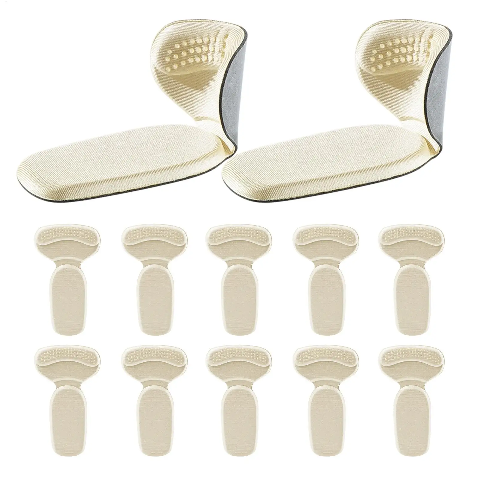 

Shoe Heel Protectors 12 Pieces Heel Insert Protector Anti-Slip Sneaker Shoes Grips For Women Men Wedding Outdoor Party Office