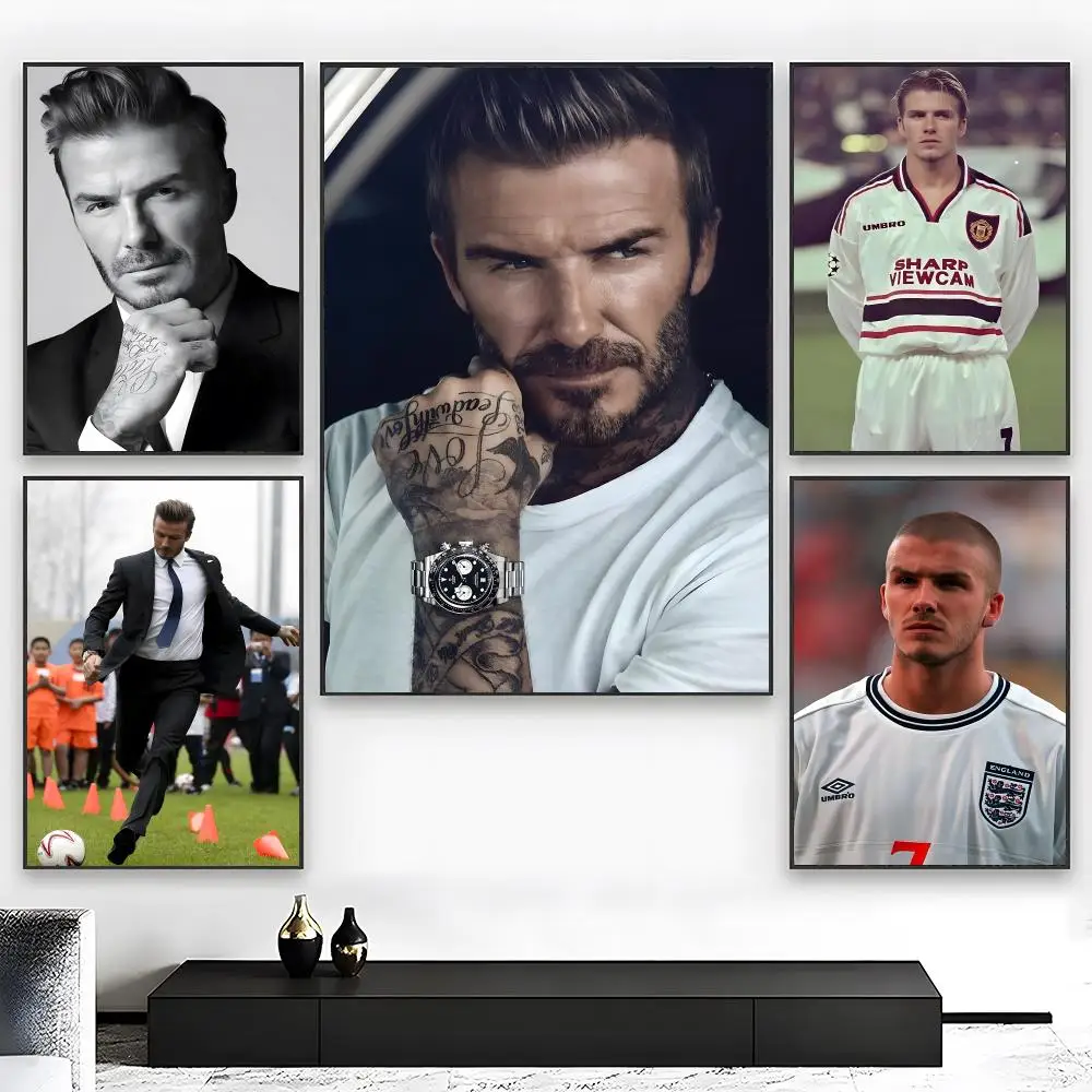 Football Player D-David Beckham Poster Wall art print art suitable for living room bedroom bar parlor home decor gift