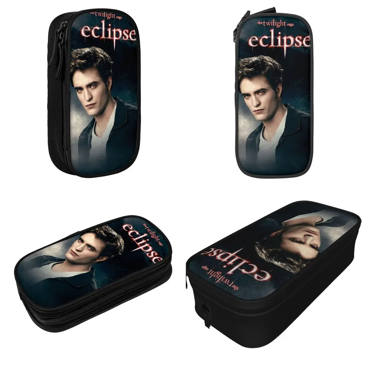 Imagem -02 - The Twilight Saga Eclipse Filme Estojos para Crianças Edward Pen Holder Bolsa Grande Capacidade Presente do Escritório