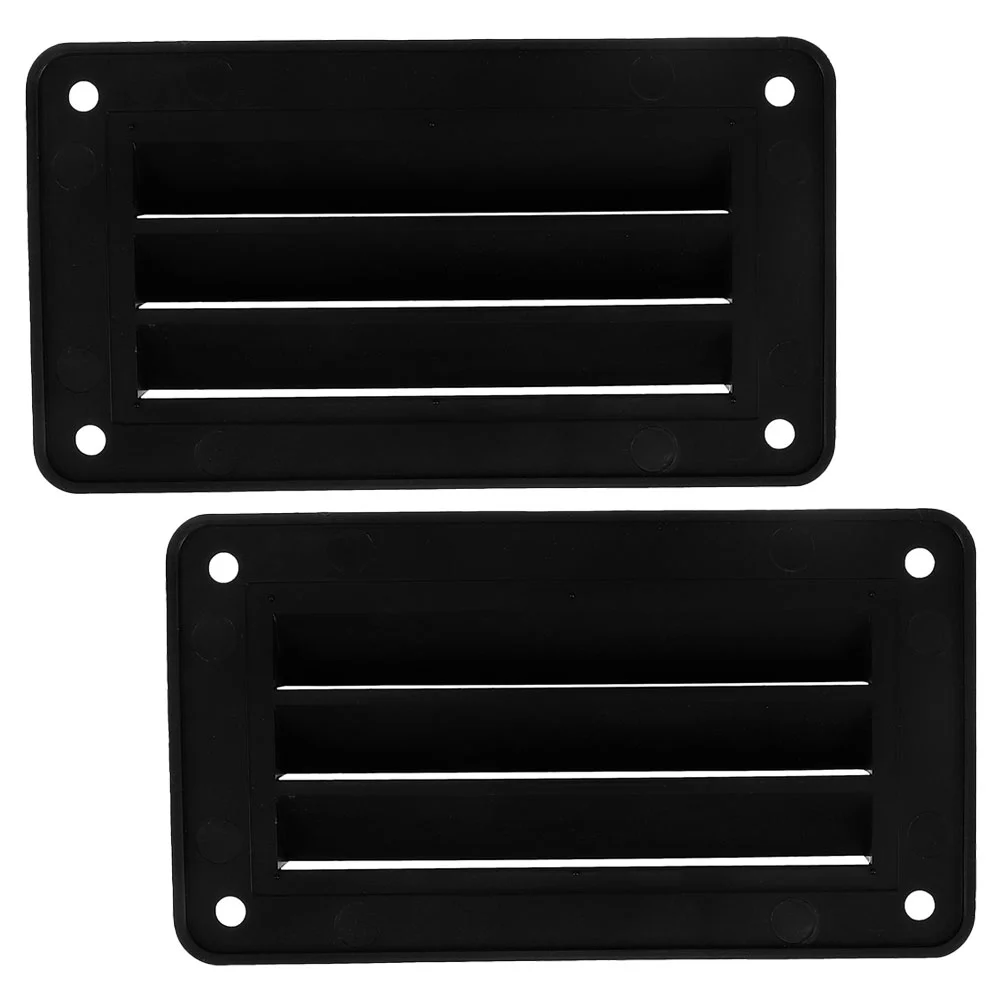 2 Pcs Ventilation Window Rv A/c Ducted Air Grille The Tow Trailer Conditioner Replacement for Yacht Boat Louver Marine Cover