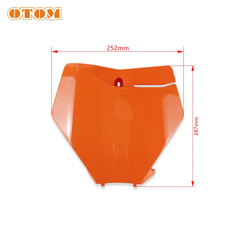 OTOM دراجة نارية الجبهة رقم لوحة بطاقة غطاء بلاستيكي ل KTM SX XC-F SX-F XC 125 150 250 300 350 450 موتوكروس إندورو 2019-22