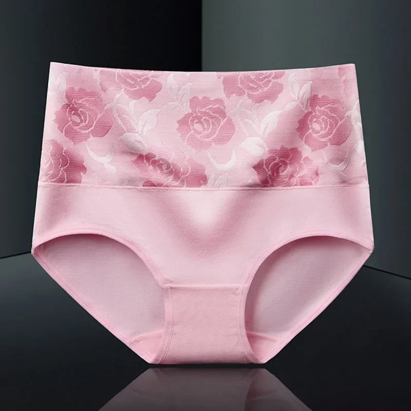 Vendita di biancheria intima a triangolo da donna in cotone a vita alta in cotone di grandi dimensioni