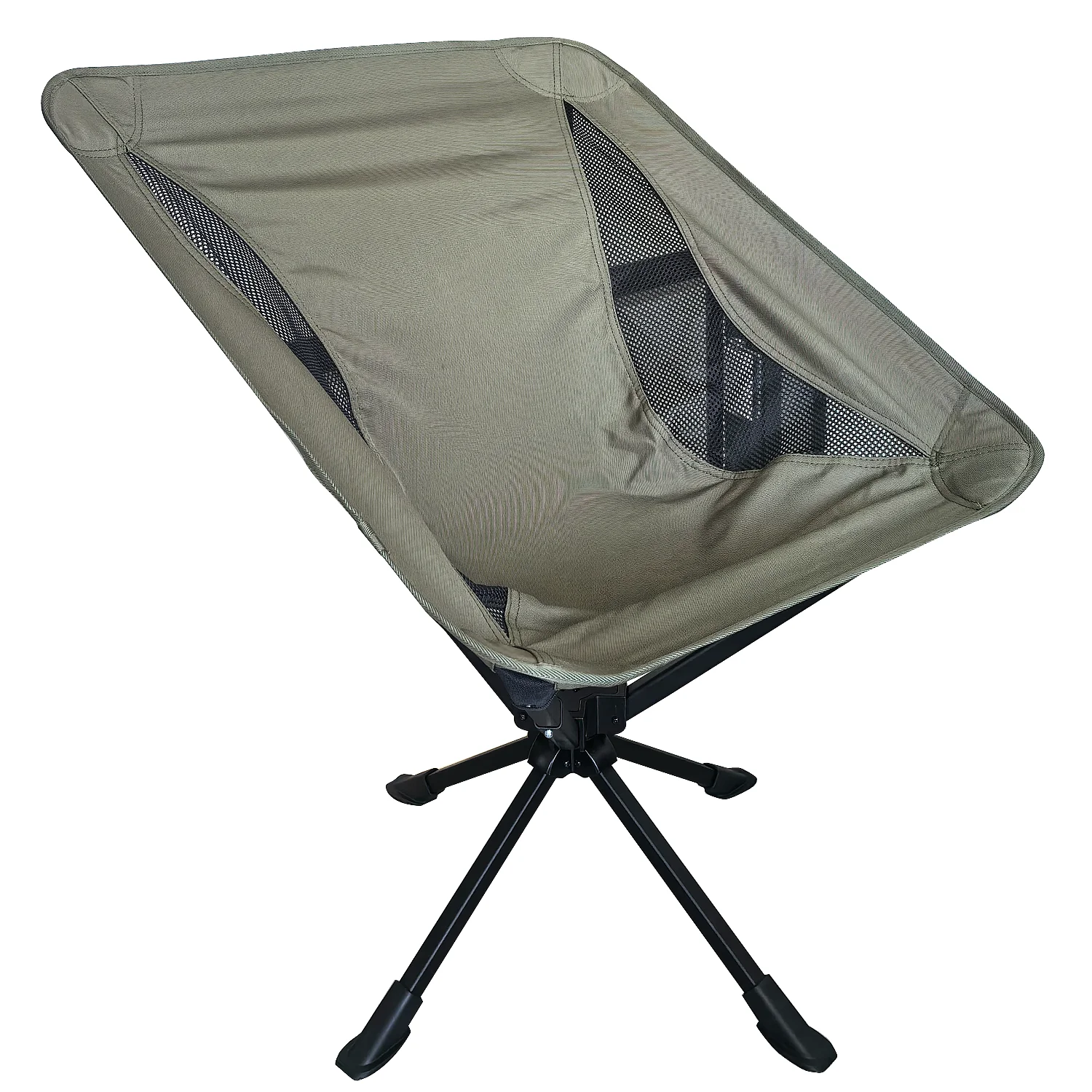 

Portable 360° Swivel Quick Open Outdoor Folding Chair Camping Travel Beach Chair Lightweight 캠핑의자 Fishing Moon Chair