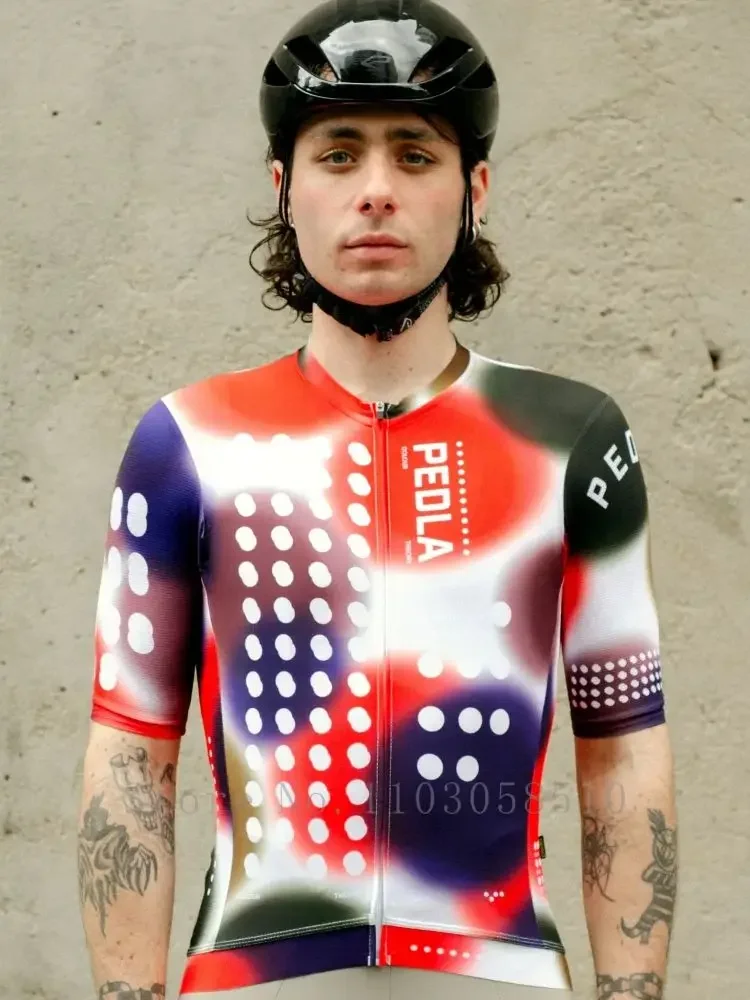AliExpress NONE pedla Cycling Jersey Men MTB Maillot Shirts Bicycle Clothing 2025 Mountain Bike Men's T-Shirt Wear Summer Outfit Clothes Jumper