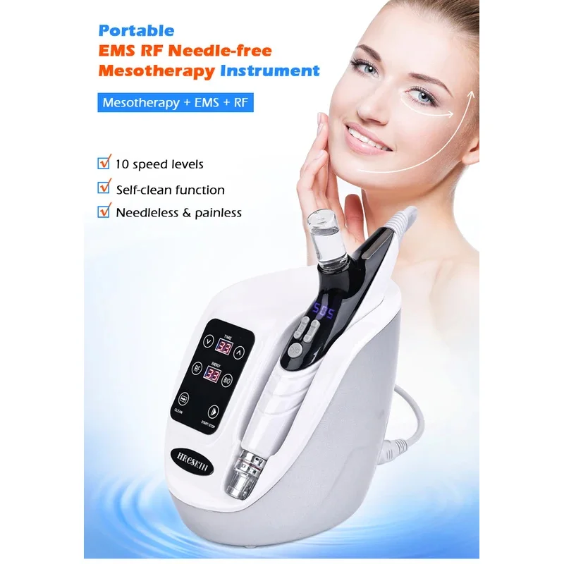 

EMS+RF dual radio frequency needle-free painless hydration, wrinkle and spot removal water light instrument