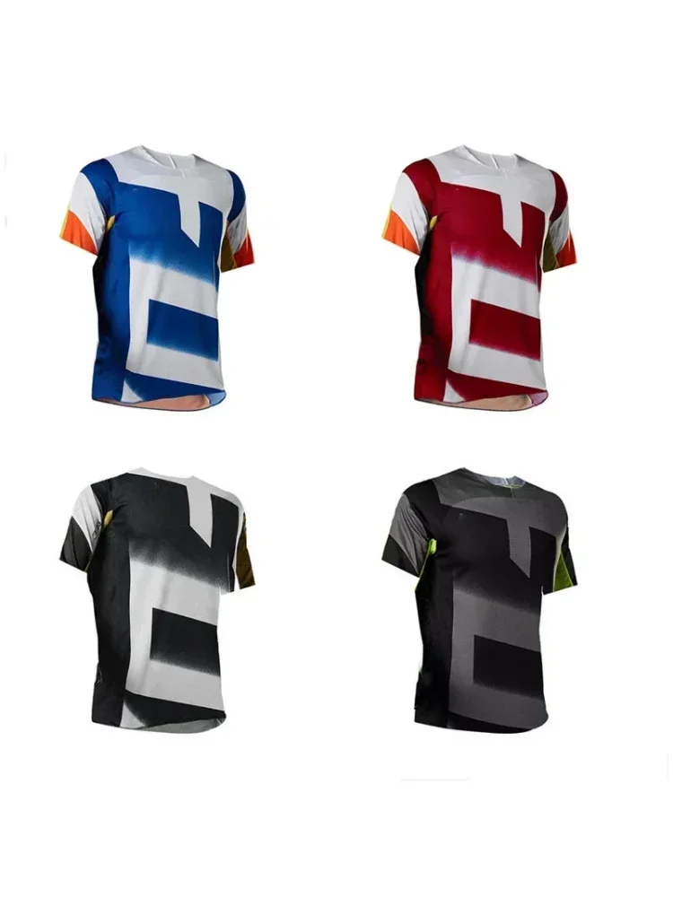 AliExpress NONE Cycling Jersey Short Sleeve DH Motocross Downhill Suit Mountain Bike Riding Jersey Breathable Shirt